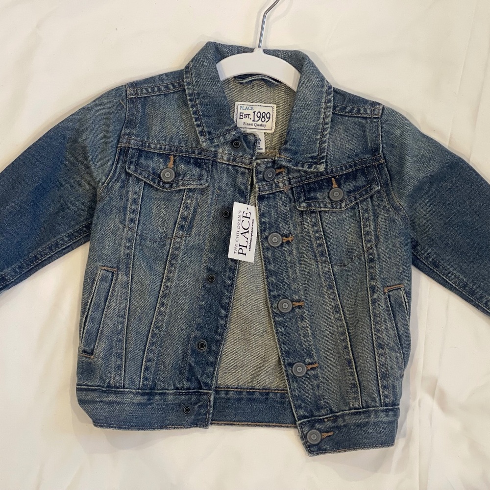 Baby Boy Denim Jacket - Size 12-18 Months - Brand New with tags - Color Blue